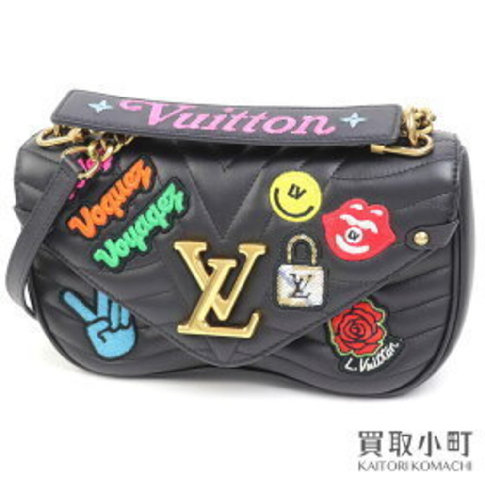 Louis Vuitton Wave Chain Textile sequin patches quilted calfskin Embroidered LV